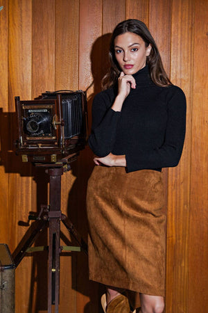 Velma Suede Skirt