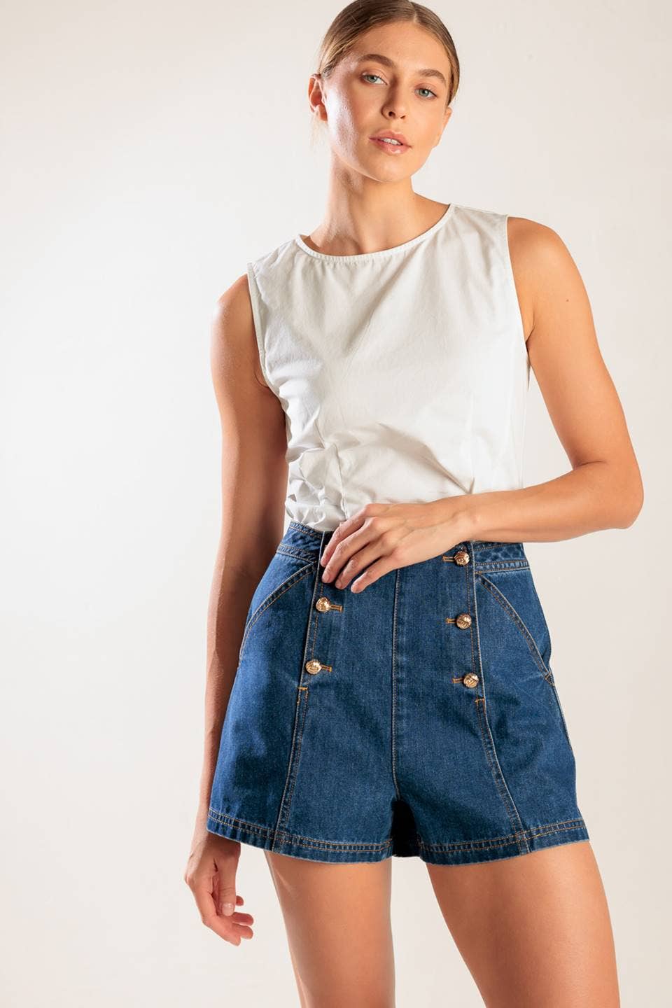 Peggy Denim Short