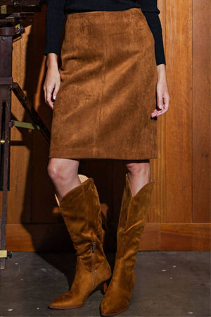 Velma Suede Skirt