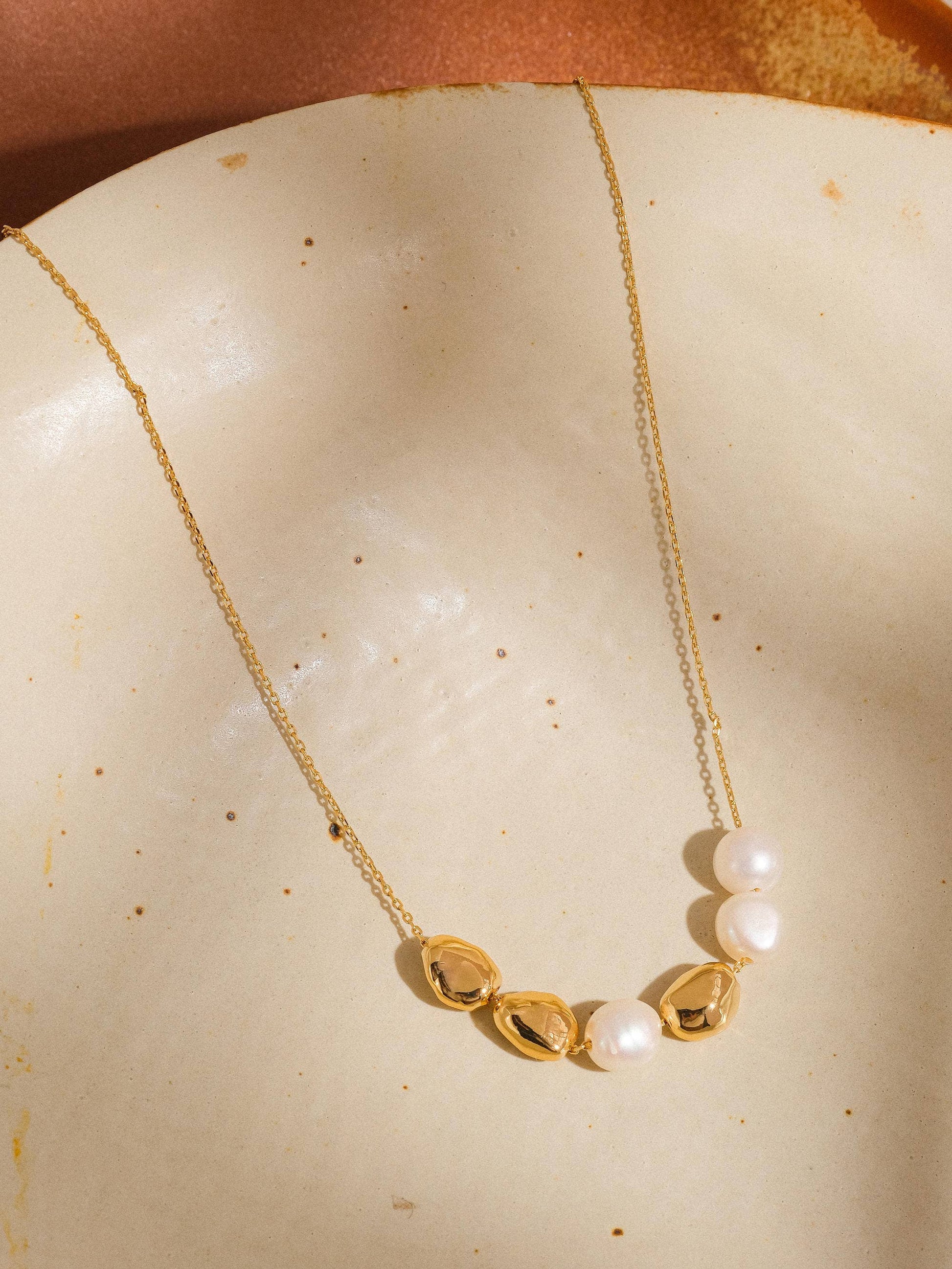 Eponine Pearl Beaded Necklace