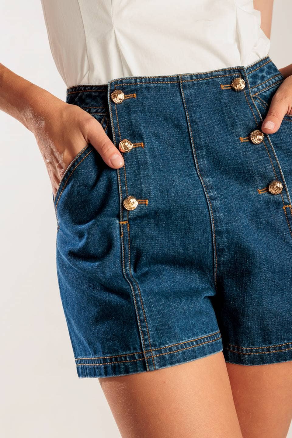 Peggy Denim Short
