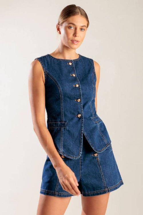 Angelica Denim Vest
