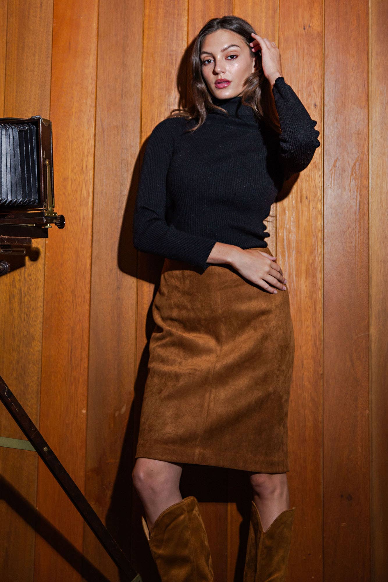 Velma Suede Skirt