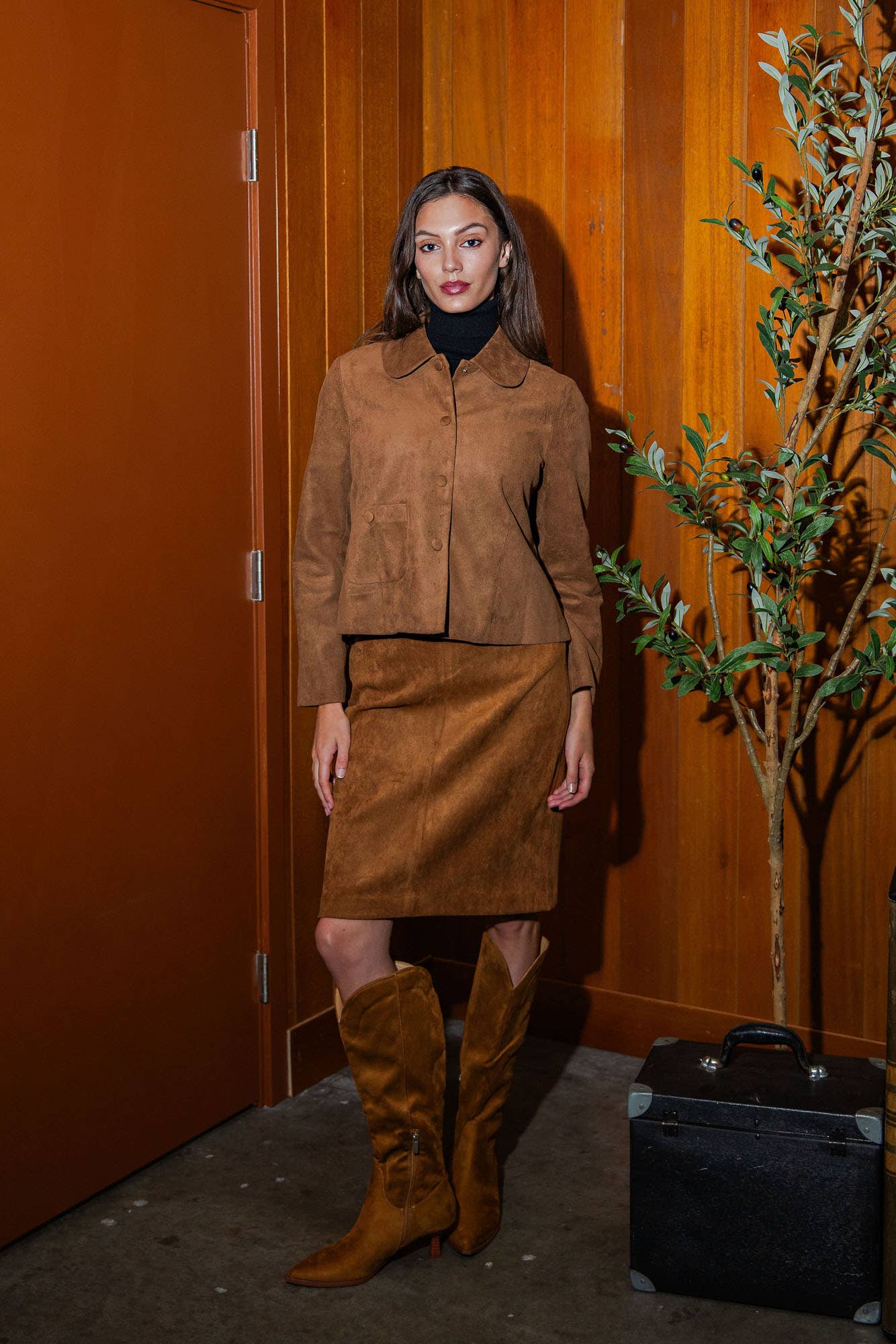 Velma Suede Skirt